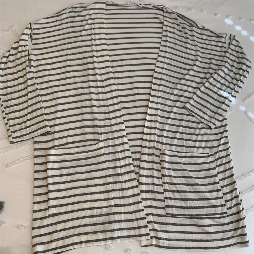Striped cardigan